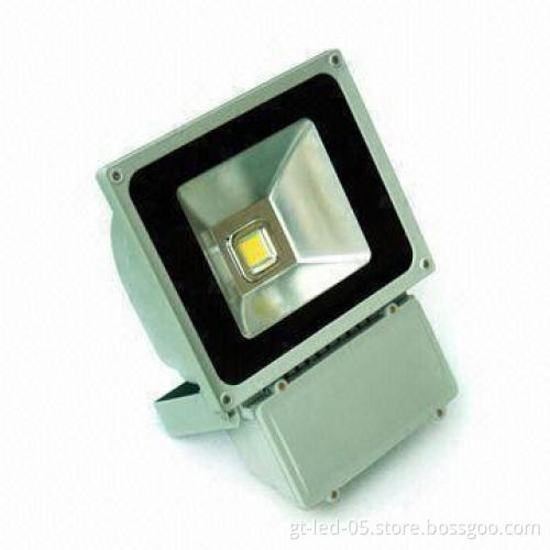 70W LED Floodlight with High-purity Aluminum Reflector, Die-cast Aluminum Crust and CE/RoHS Mark